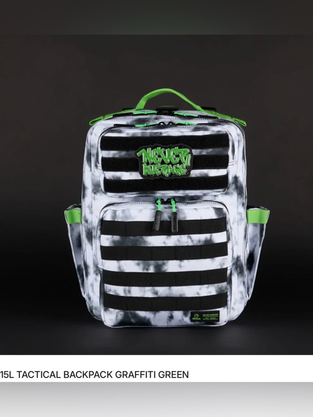 15L Wolfpak Tactical Backpack - Graffiti Green